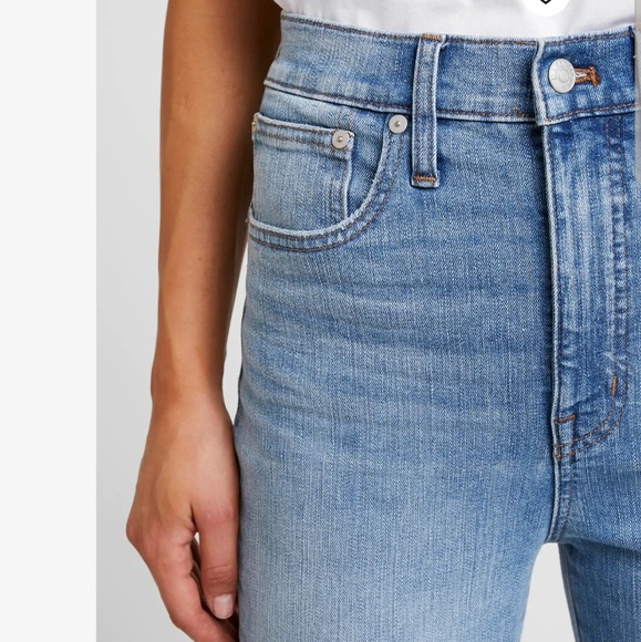 Madewell High waisted skinny flare denim jeans 29 - Picture 7 of 8